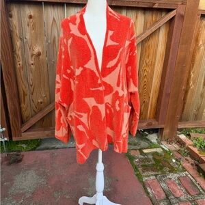 Wynne Layers Vibrant Orange Knit Sweater